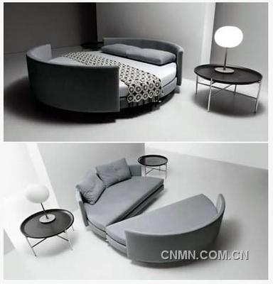 勺床 分开是沙发合起来是床 意大利设计师设计 -趣图-中国有色网